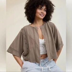 Aerie Crochet Cardigan